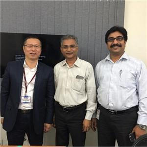 Nosso diretor Sr. Chen visita HBL para negociação comercial